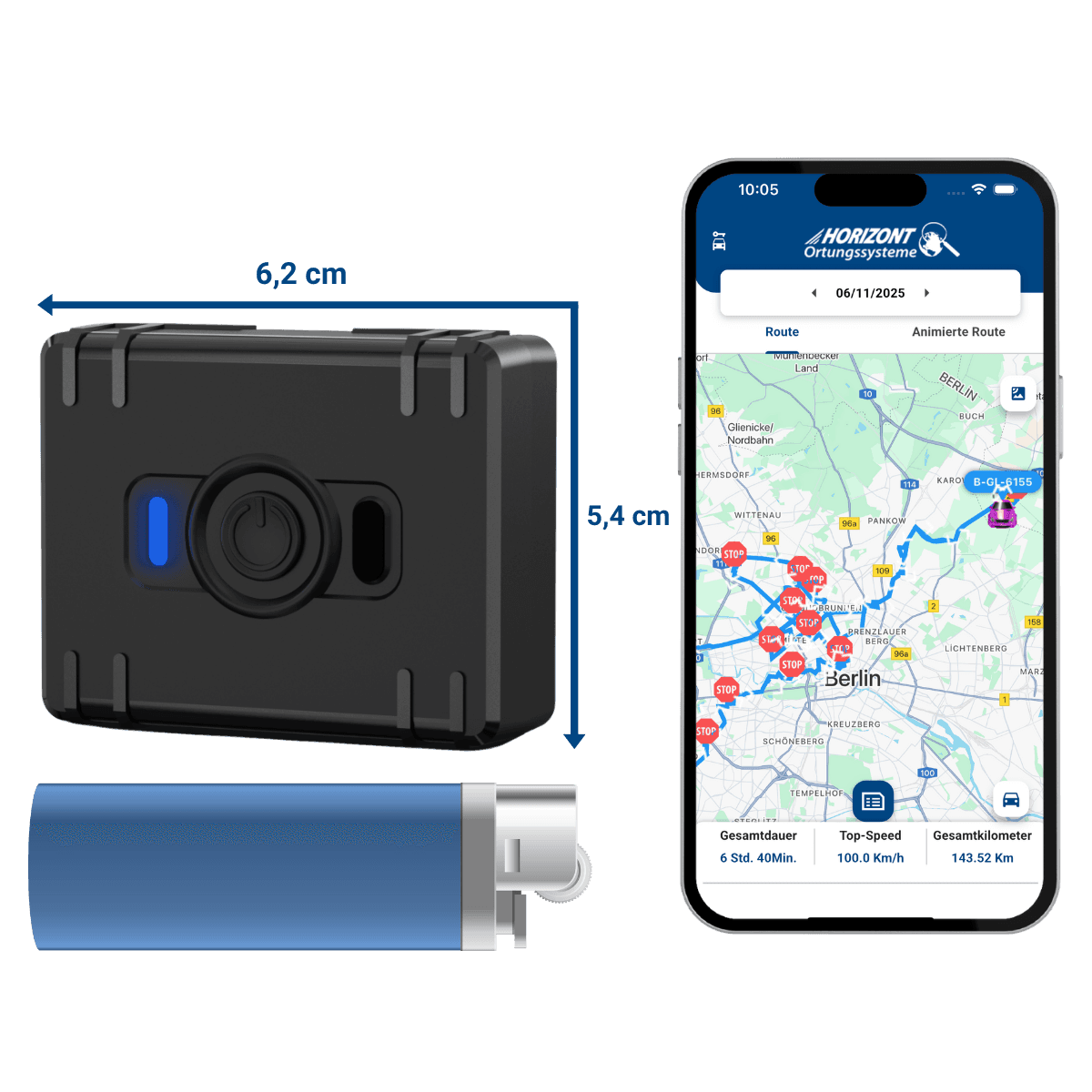 Mobiler 4G GPS-Tracker mit Abo – zuverlässig & vielseitig einsetzbar - GPS Tracker für Fahrzeuge