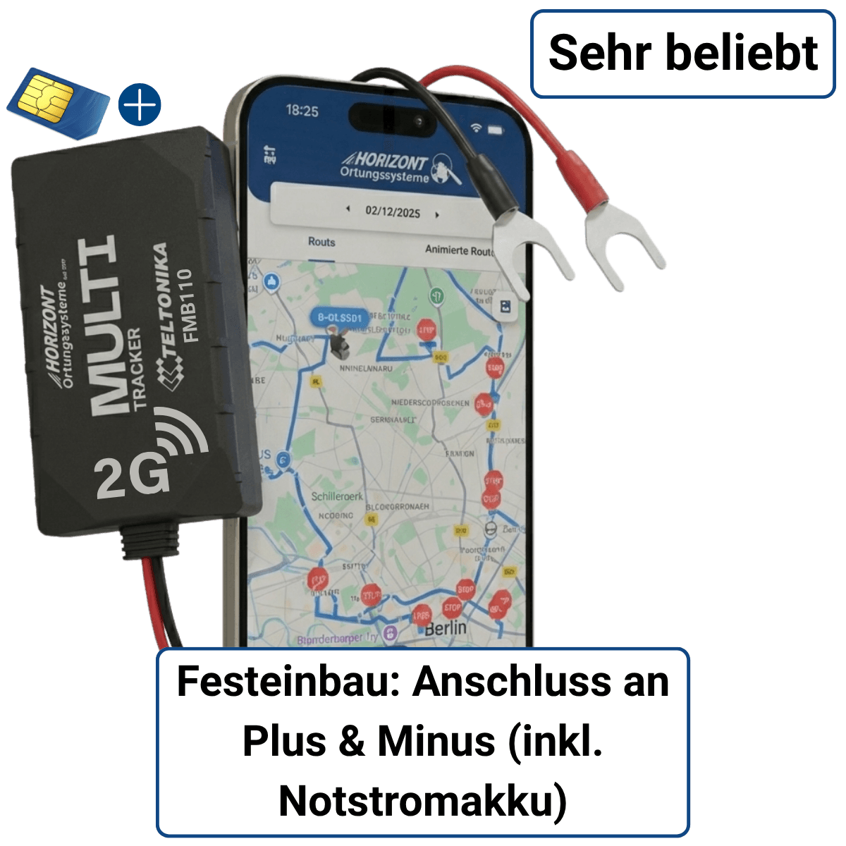 2G GPS Tracker Auto ohne Abo – einmalig 112,90€, SIM-Karte inklusive - picture 1