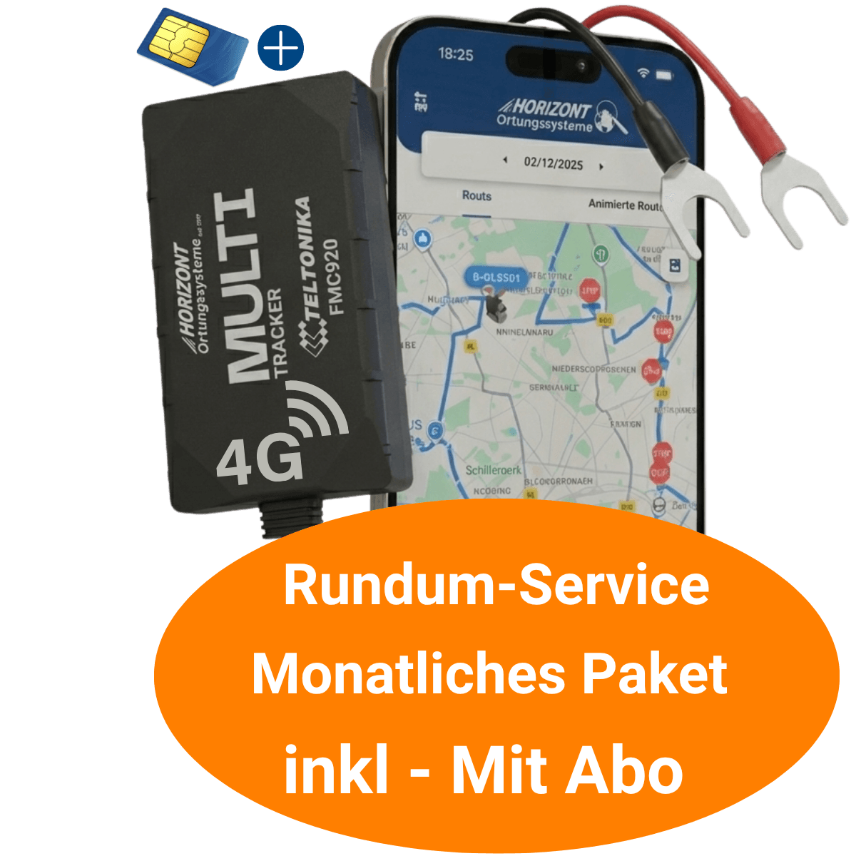 PKW & LKW 4G GPS Auto Tracker – Multi Model - Schnelle Installation - Mit Abo - GPS Tracker für Fahrzeuge
