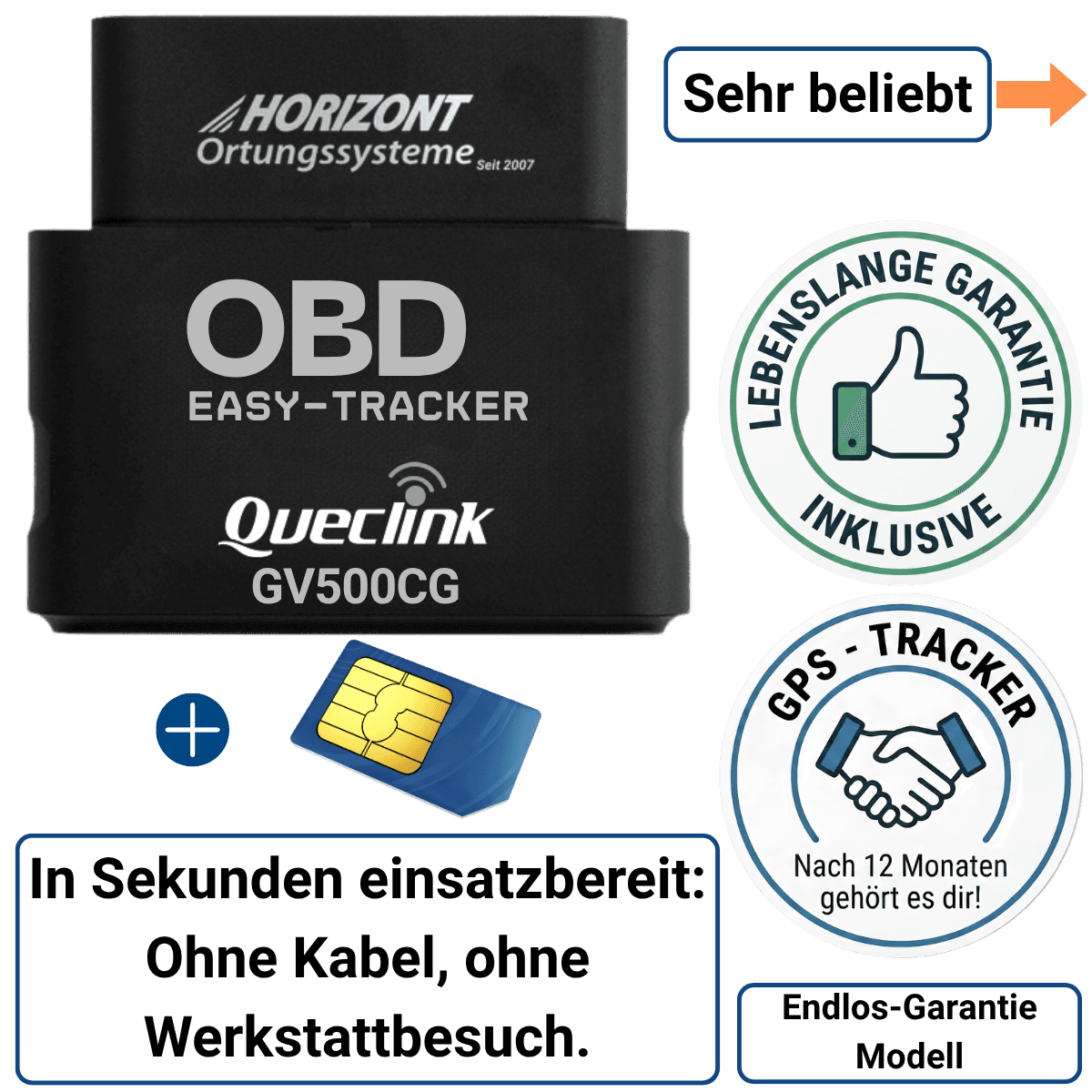 GPS Auto Tracker 4G OBD Model - Miete mit monatlicher Zahlung - GPS Tracker fuer Fahrzeuge